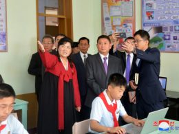 Visit to Chongnyu Senior Middle School by Raos Embassy Officials