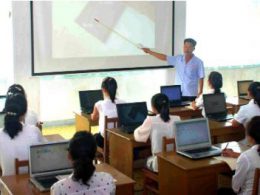 직업기술학교의 교육수준제고에 큰 힘을